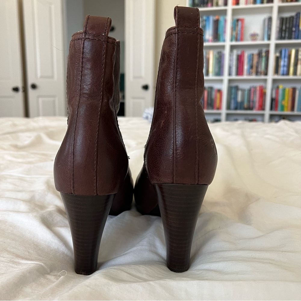 Frye Miranda Chelsea Boot Brown Leather Size 11 - Picture 5 of 14